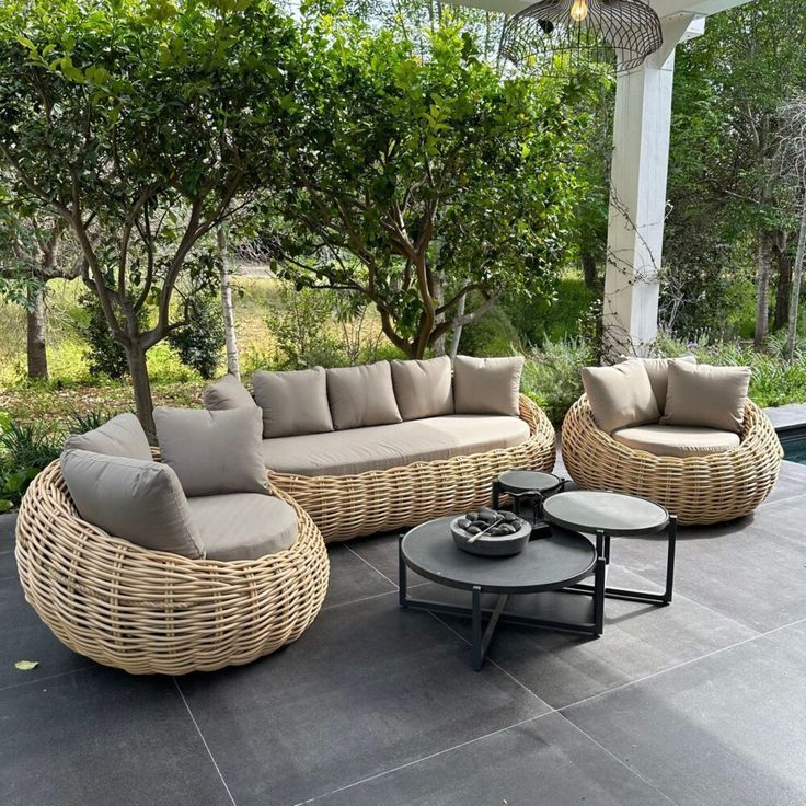 Luxury patio lounging furniture